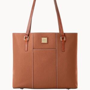 NWOT Dooney & Bourke Lexington Cognac Pebble Leather Tote